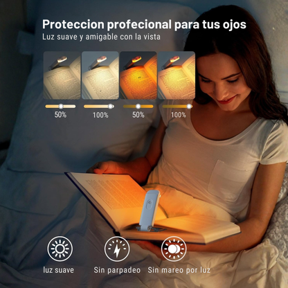 Luz lectura portatil recargable