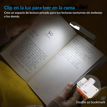 Luz lectura portatil recargable