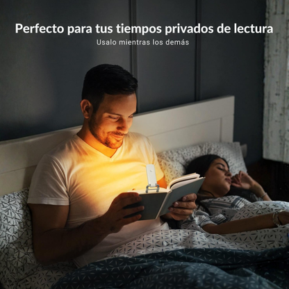 Luz lectura portatil recargable